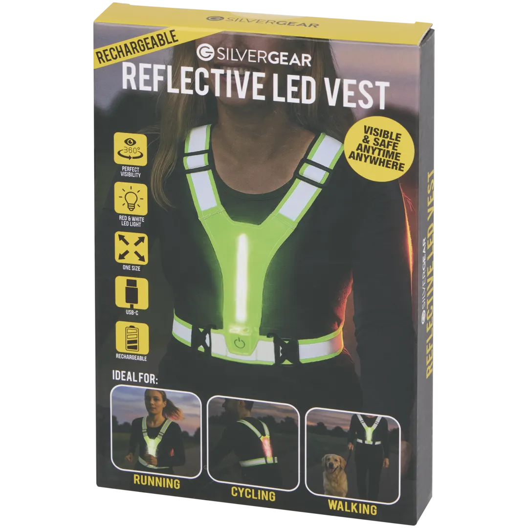 Silvergear Reflektierende Weste mit LED-Beleuchtung