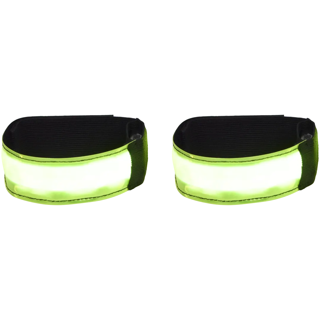 Silvergear Reflektierende Armbänder mit LED-Beleuchtung