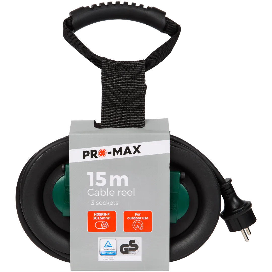 Enrolador de cabos para exterior Pro-max 3