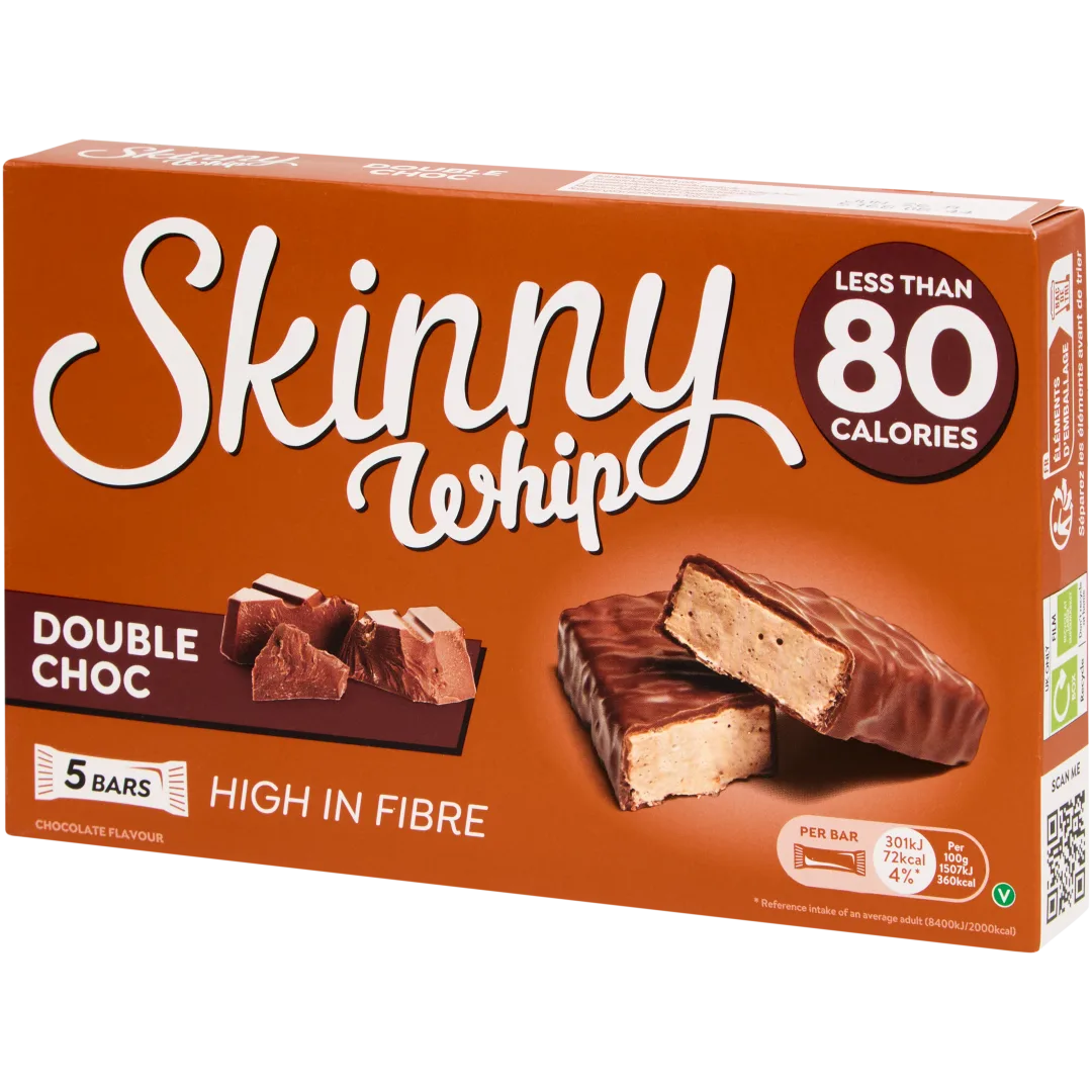 Barres chocolatées Skinny Bars Double Choc
