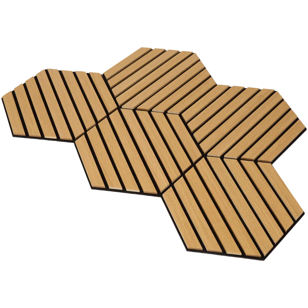 Painéis de parede hexagonais