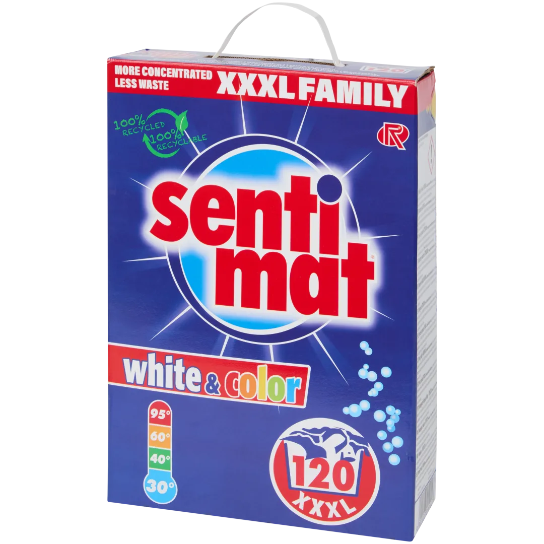 Detersivo in polvere Sentimat White & Color