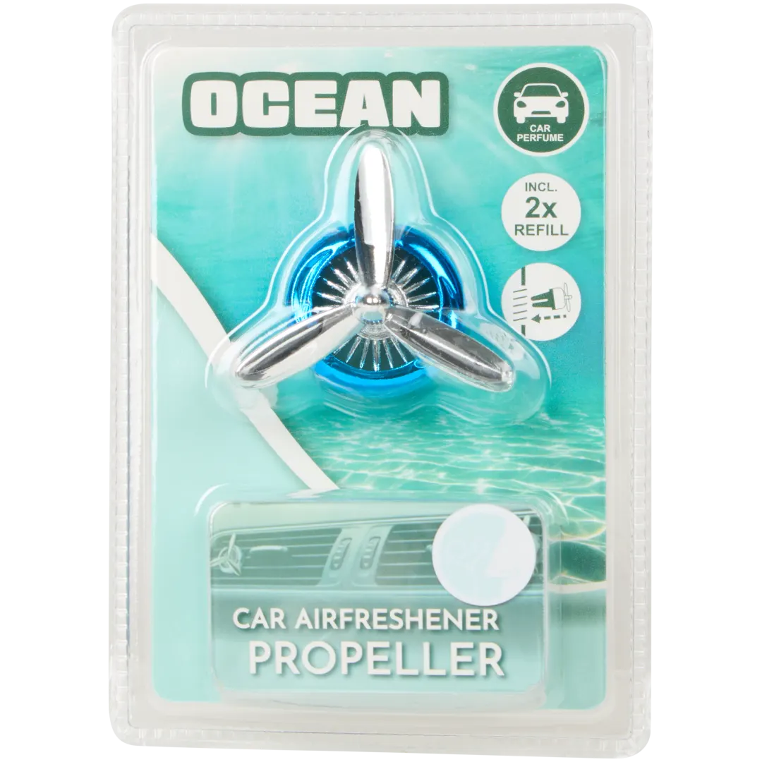 Autoluchtverfrisser met propeller