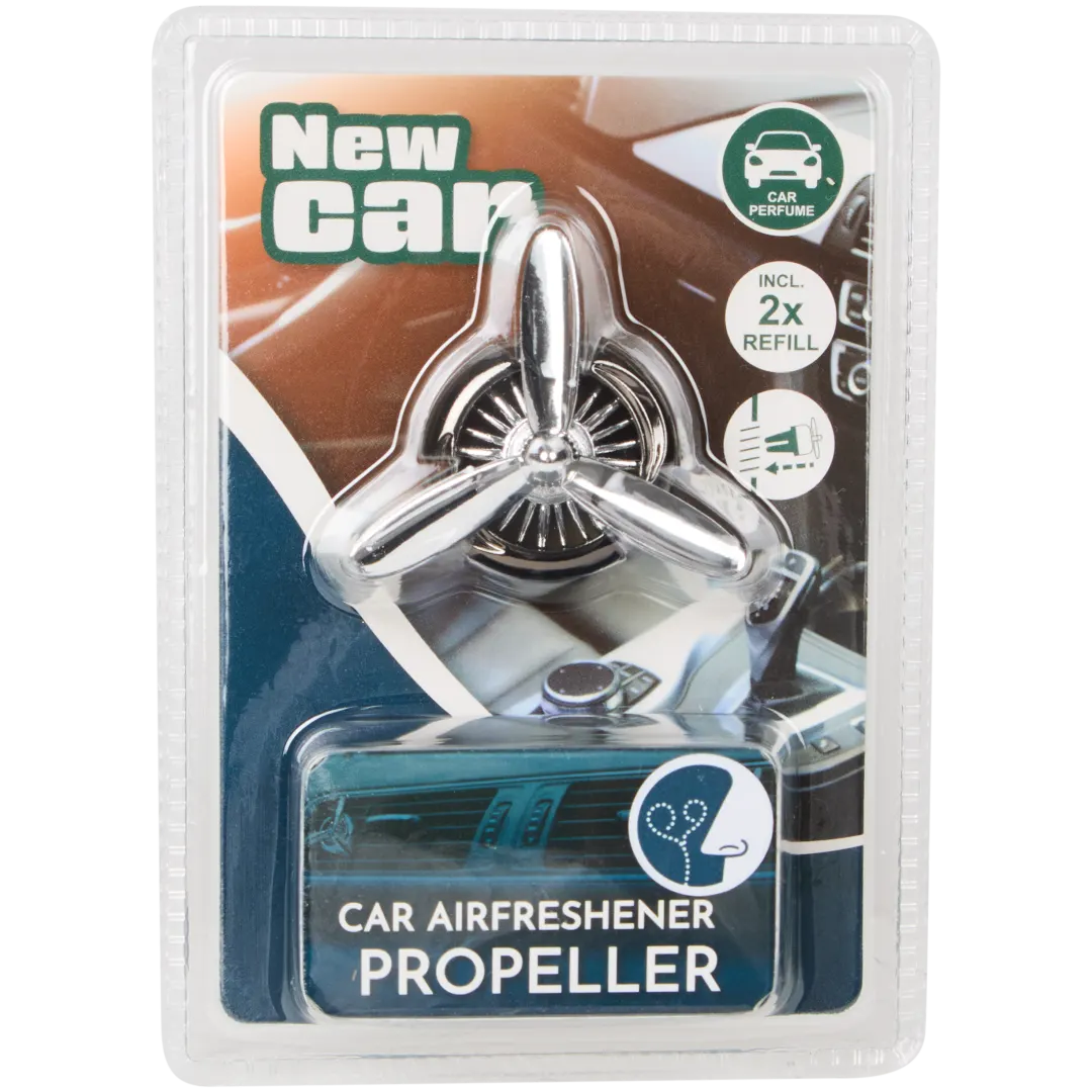 Autoluchtverfrisser met propeller
