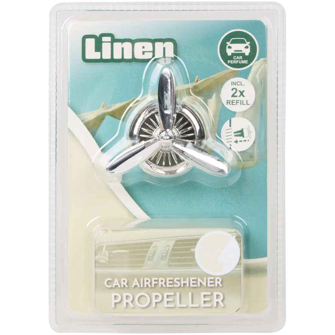 Autoluchtverfrisser met propeller