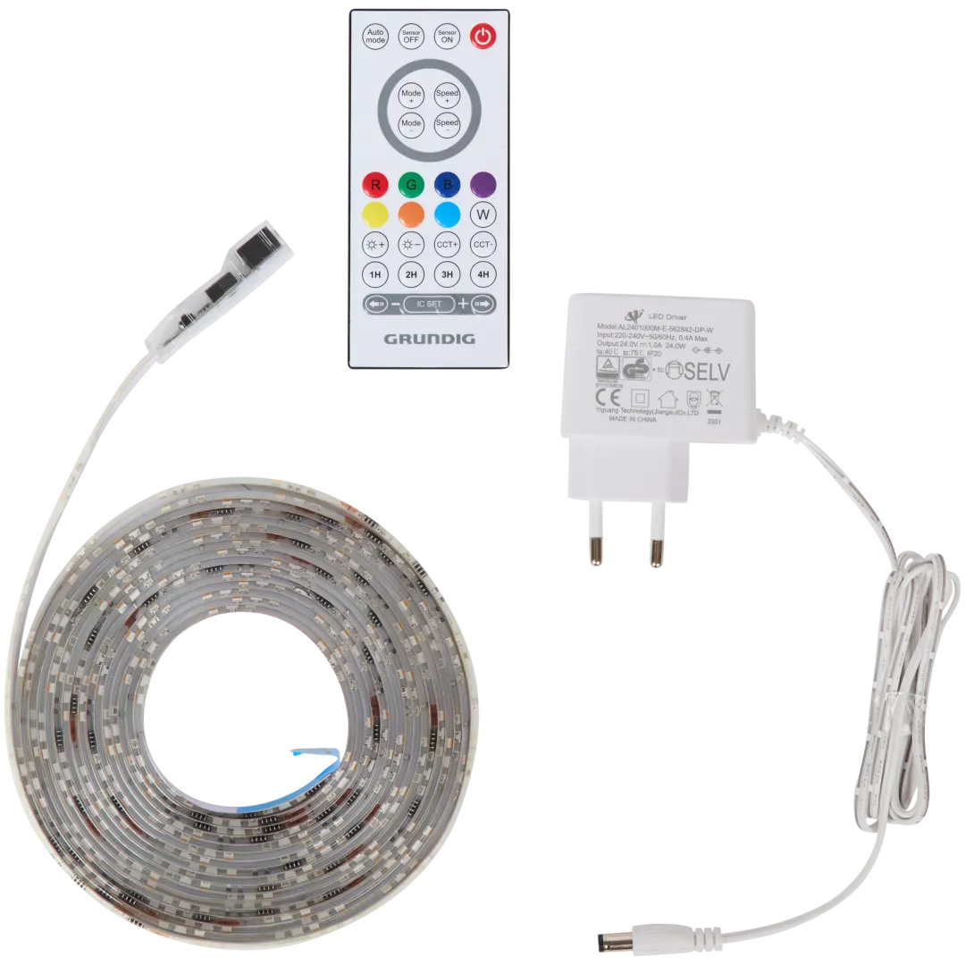 Tira LED con mando a distancia Grundig 2