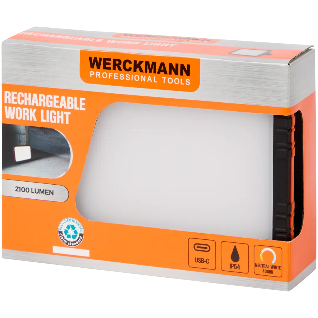 Lámpara de trabajo inalámbrica Werckmann