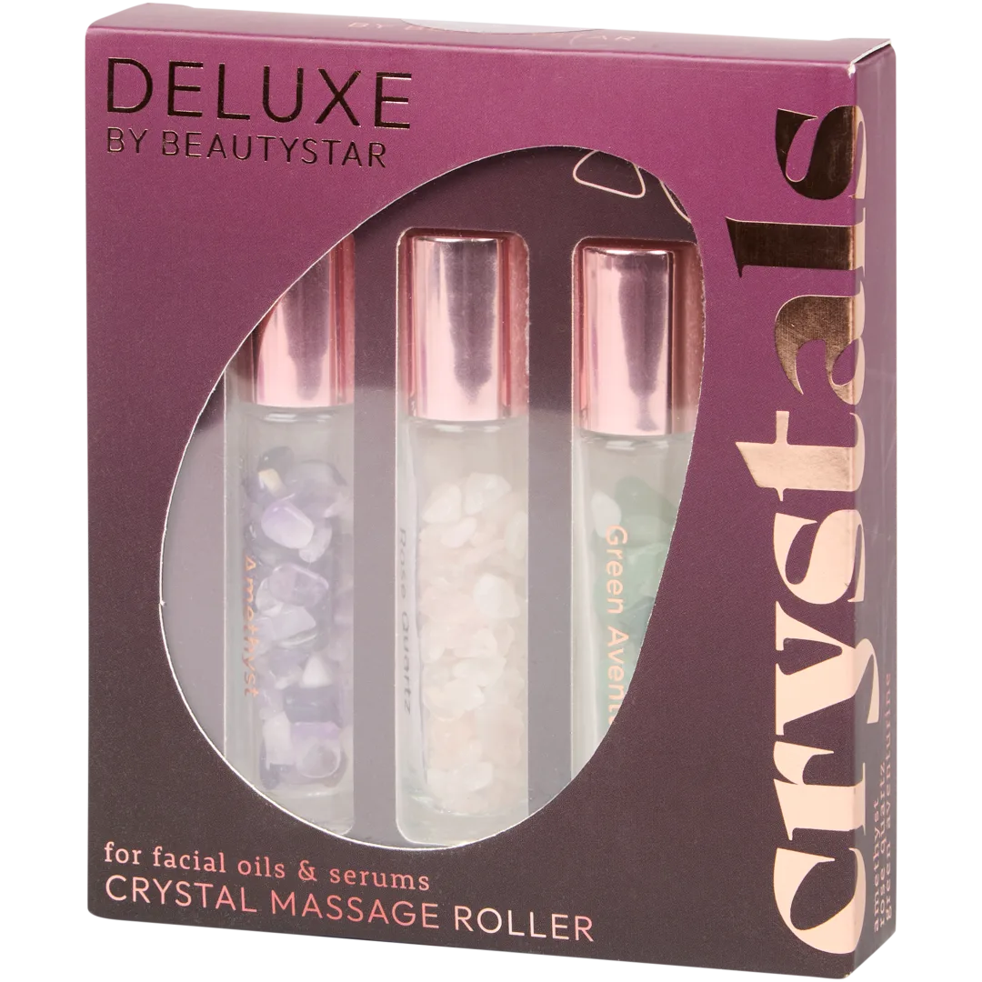 Rodillos faciales con piedras preciosas Beauty Star
