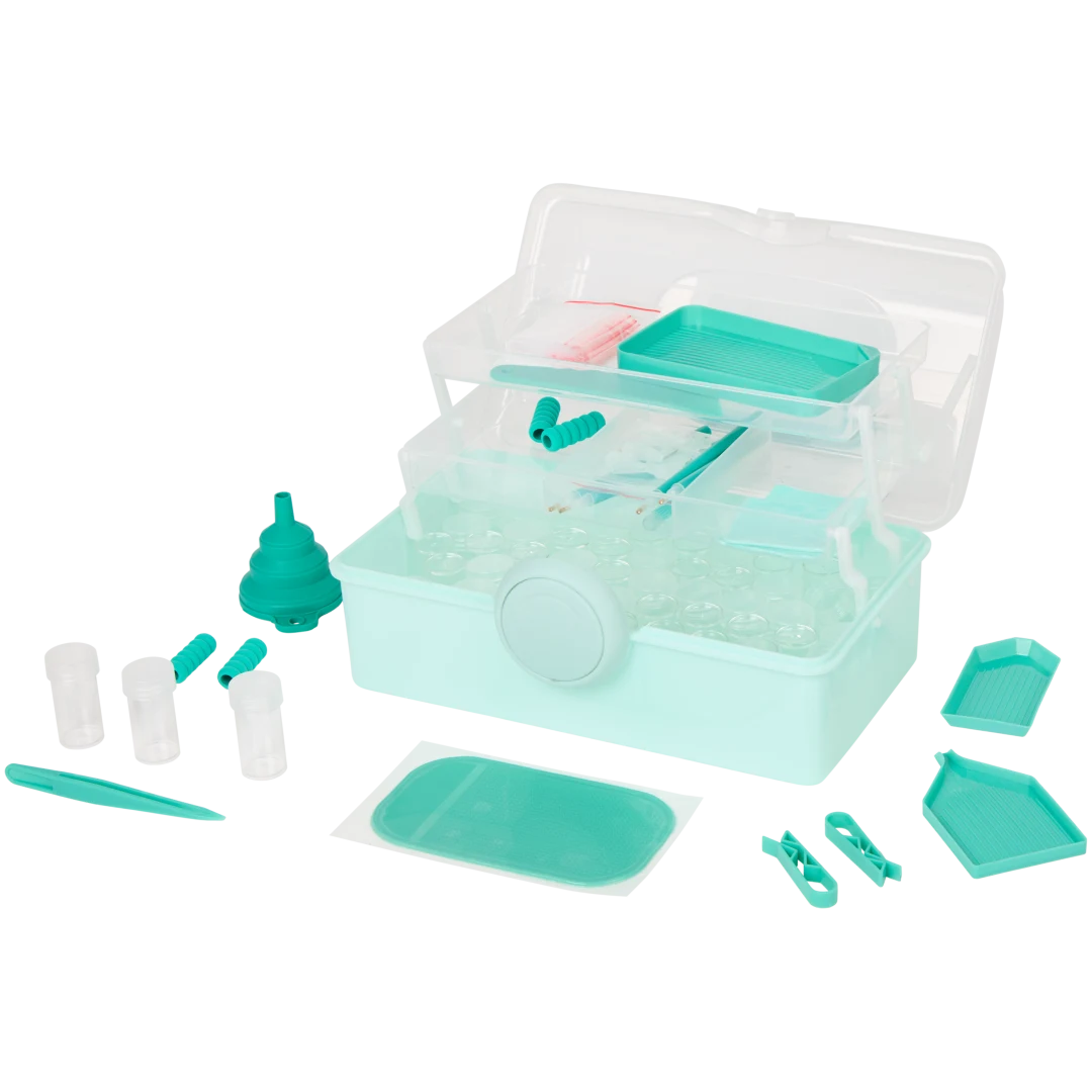 Diamond Painting com caixa de arrumação