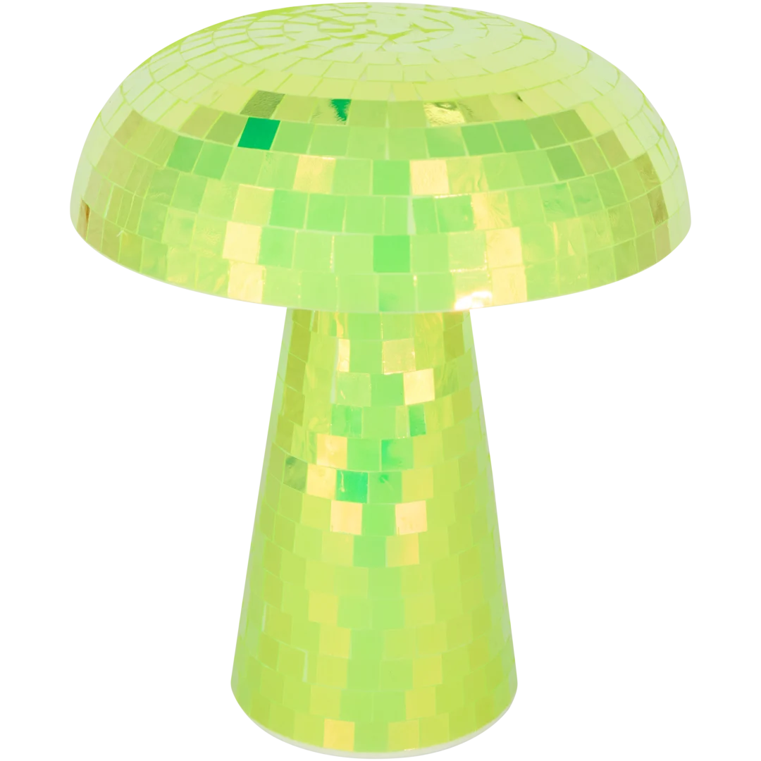 Lampa stołowa w stylu dyskotekowym