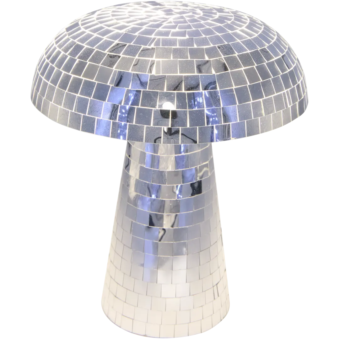 Lampa stołowa w stylu dyskotekowym