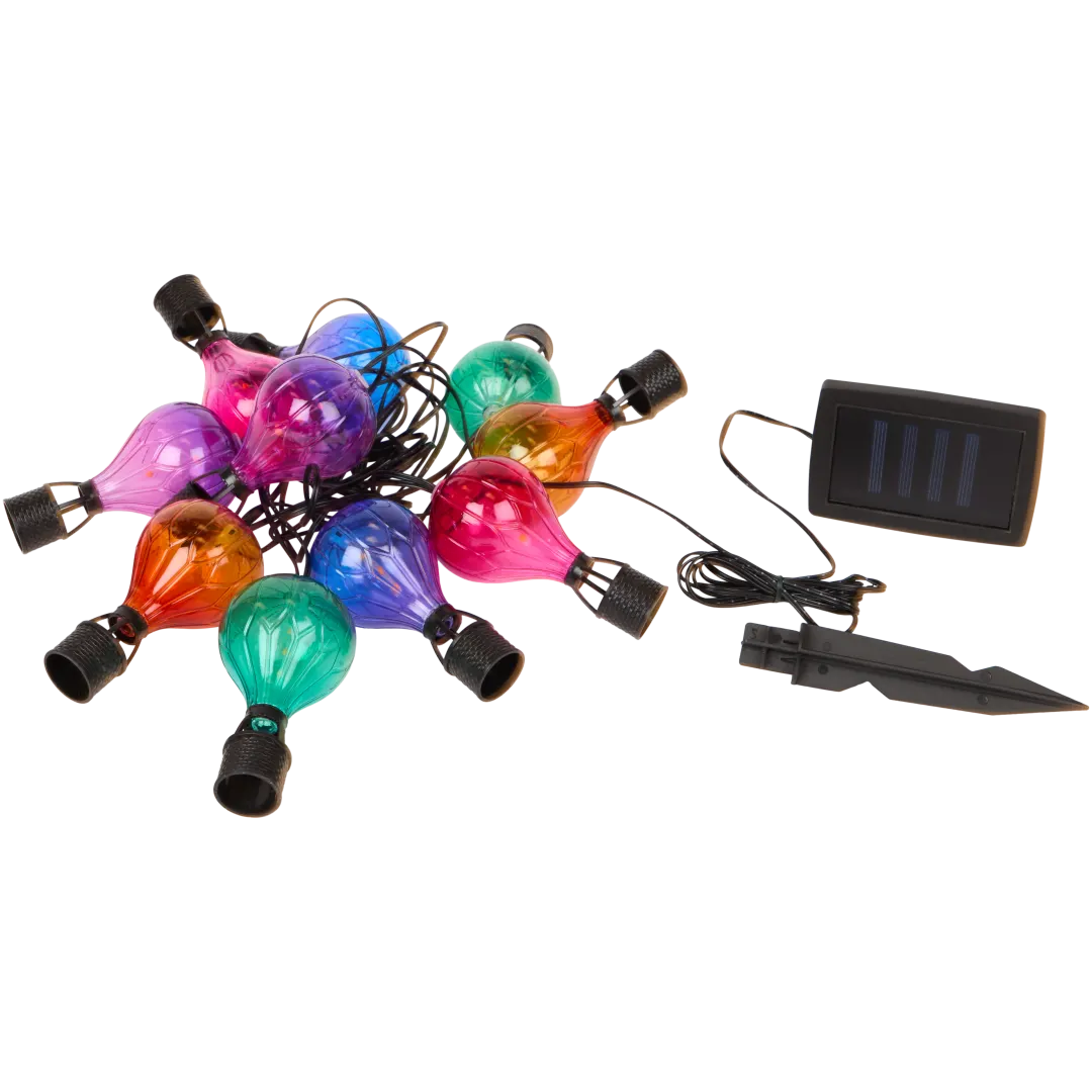Solar Lichterkette mit Fesselballons 3