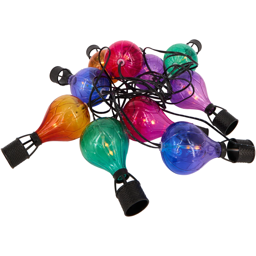 Solar Lichterkette mit Fesselballons 4