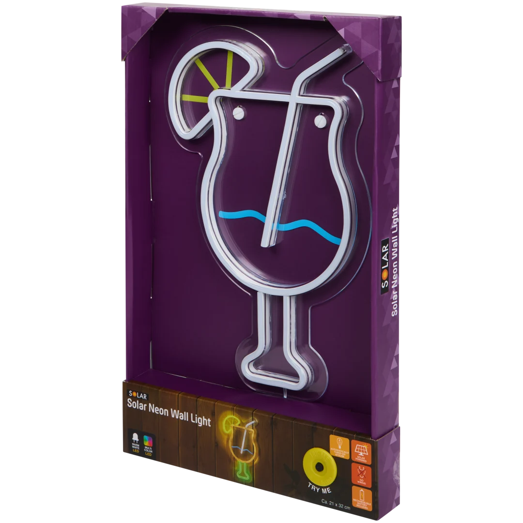 Lámpara solar de neón