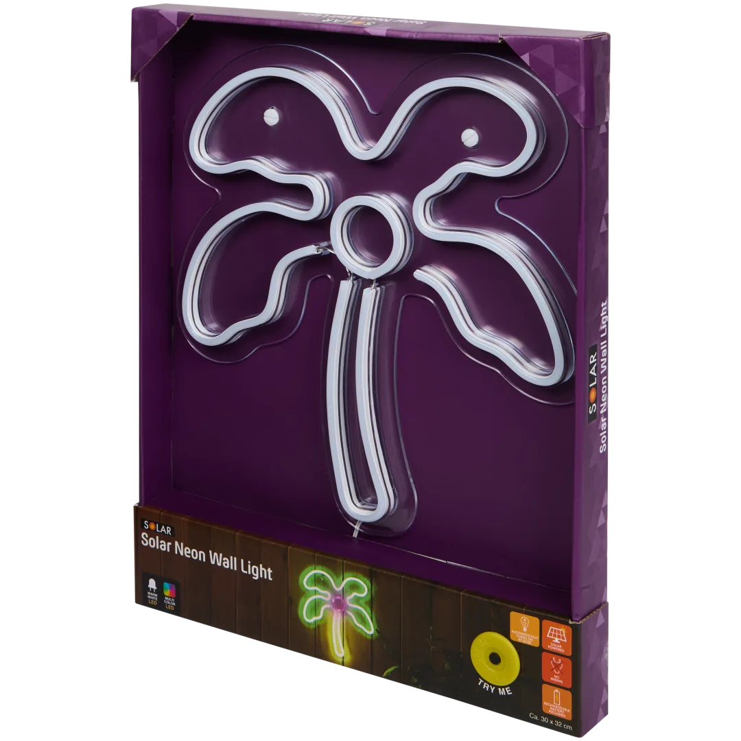 Lámpara solar de neón