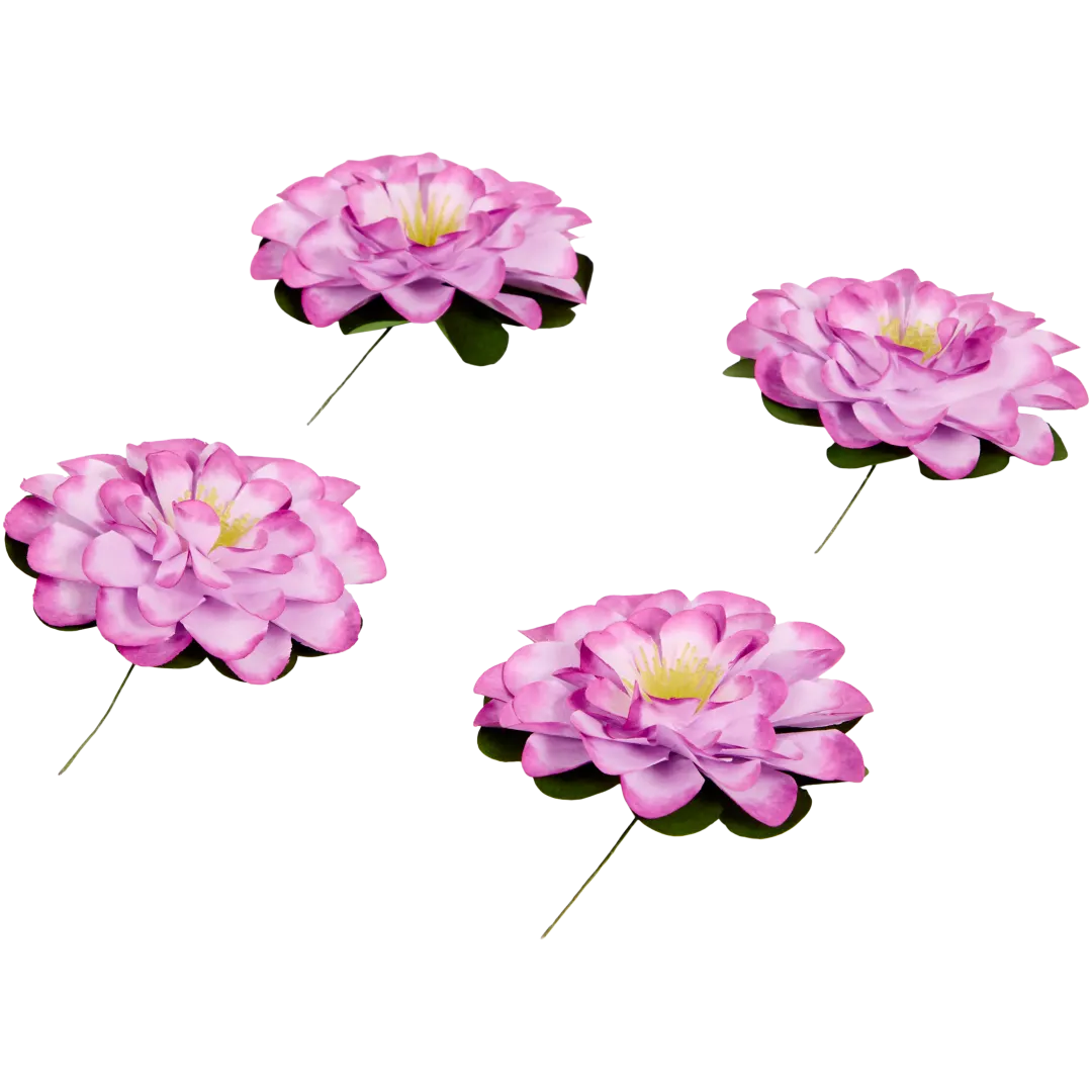 Flores de papel com fio