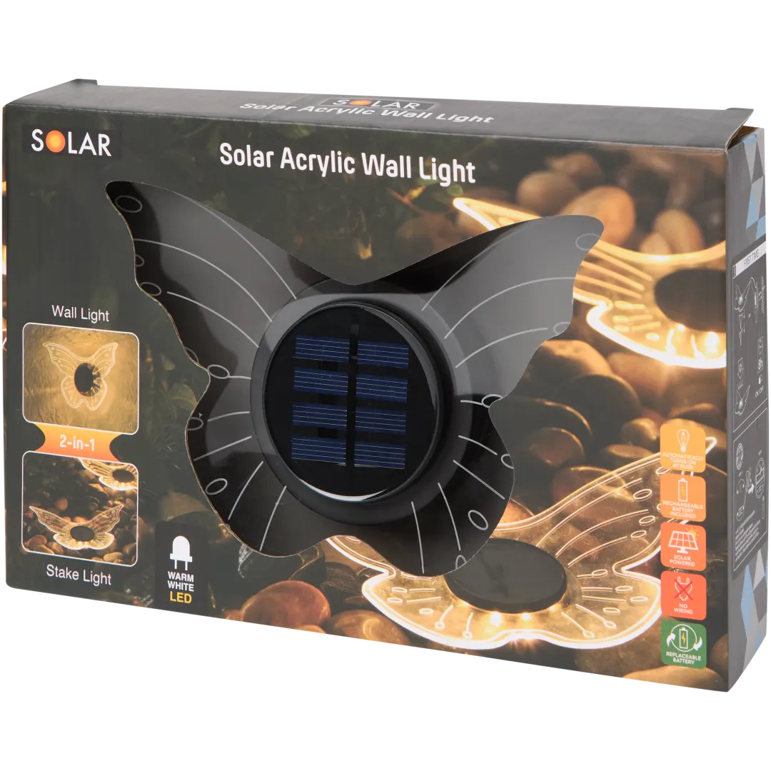 Solární záhradní dekorace 2 v 1 1