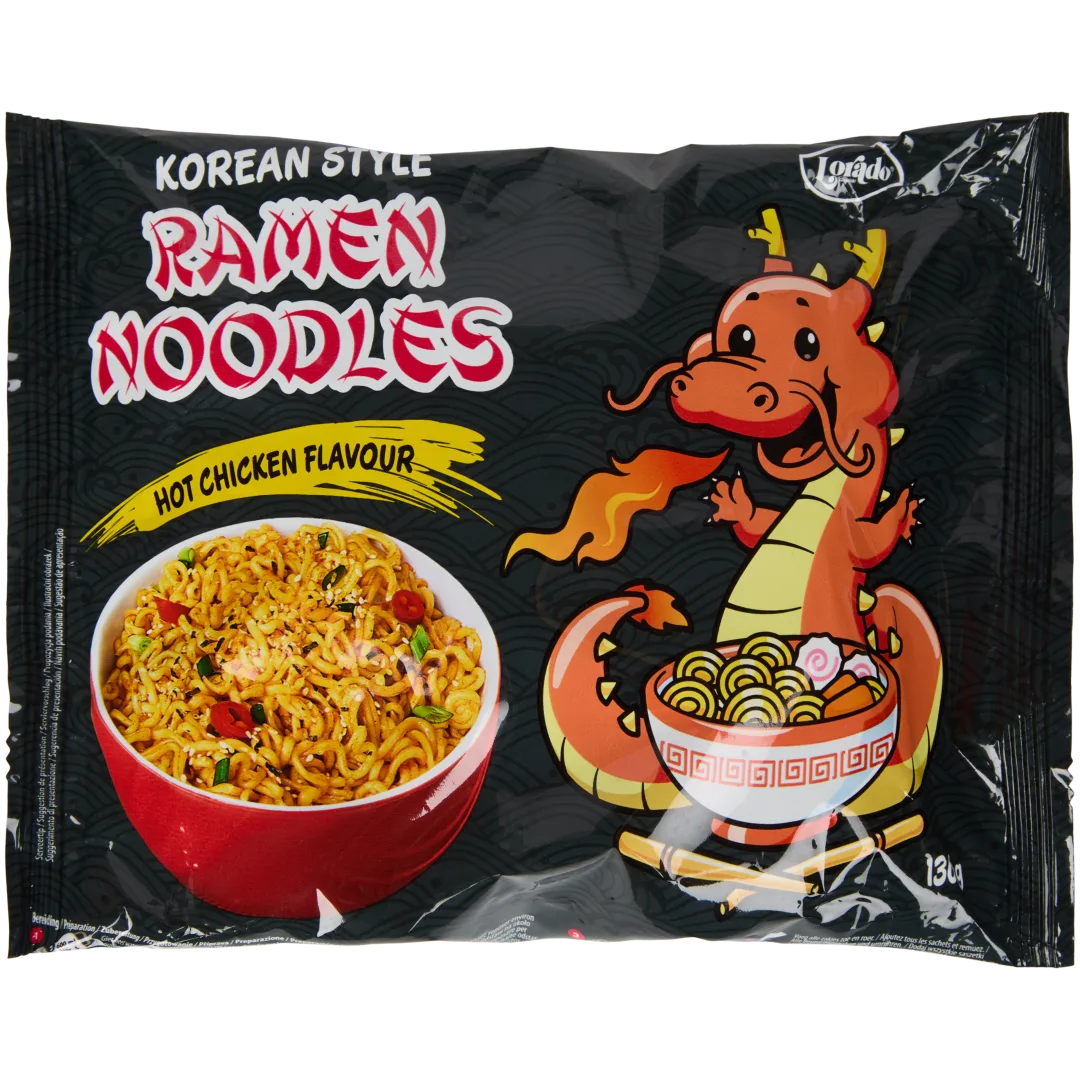 Koreaanse ramen noodles Hot Chicken 1