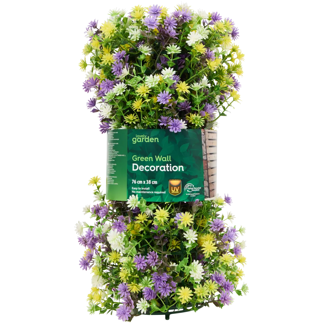 Kunsthaag met bloemen 4