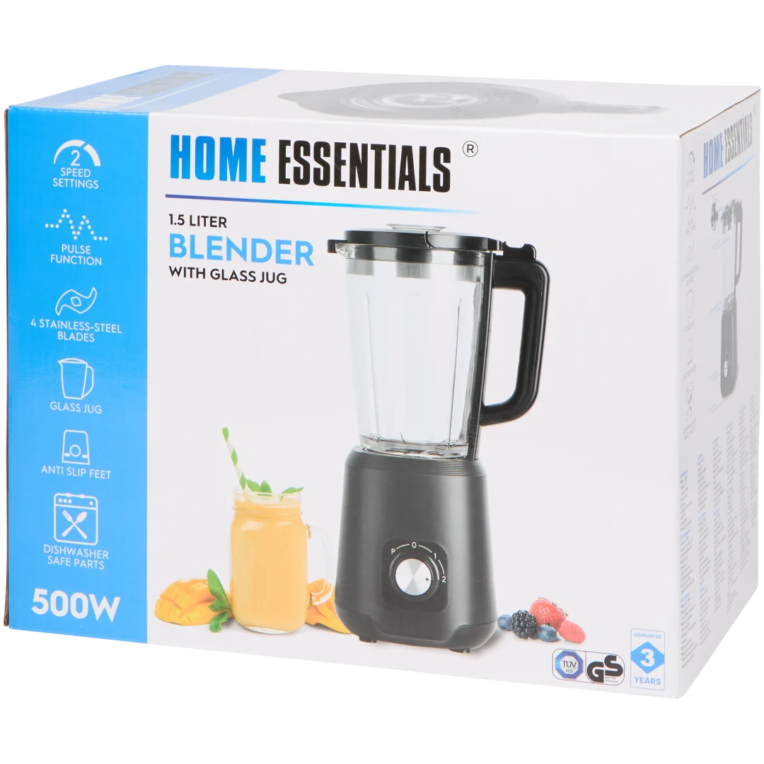 Home Essentials glazen blender 4