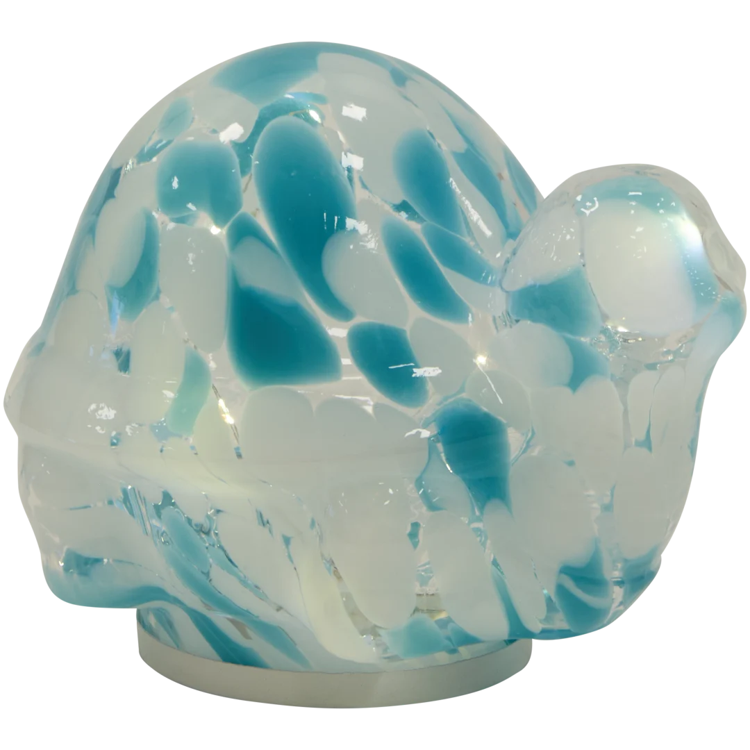 Glazen dierenbeeldje met leds 4