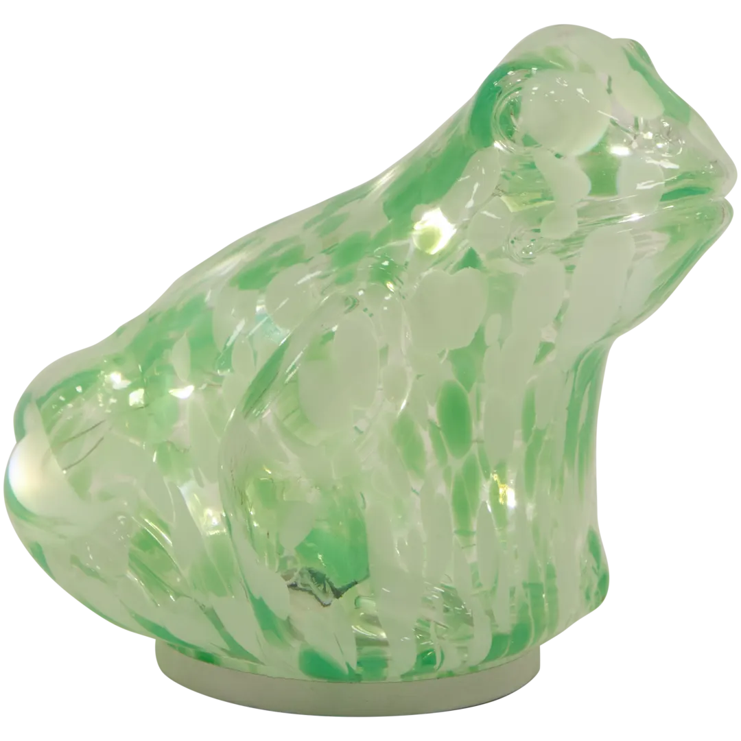 Glazen dierenbeeldje met leds 3