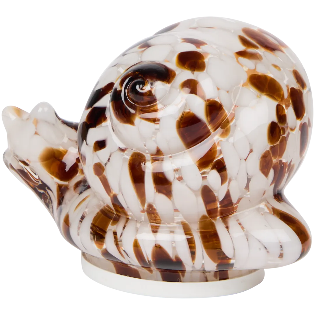 Glazen dierenbeeldje met leds 1