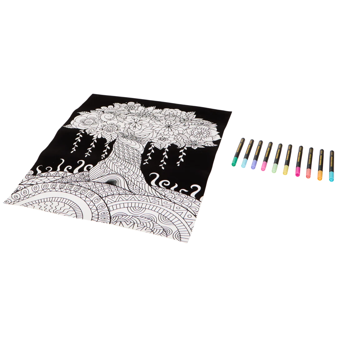 Poster para colorir