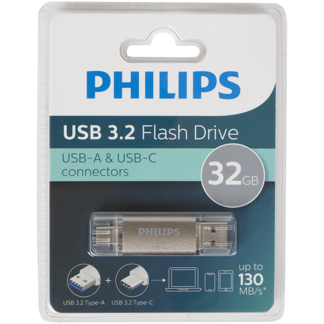 Clé USB Philips USB-A et USB-C 4