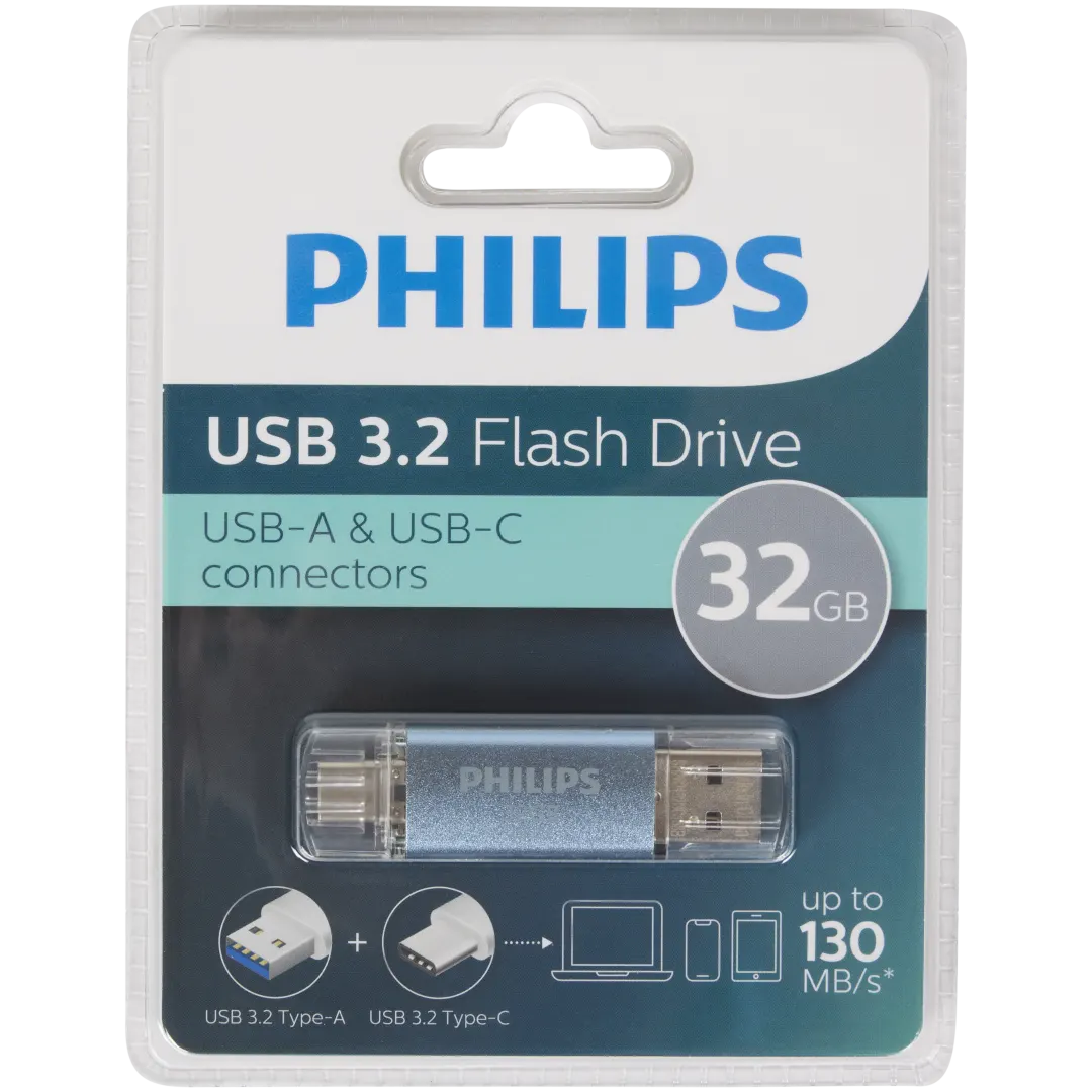 Clé USB Philips USB-A et USB-C 3