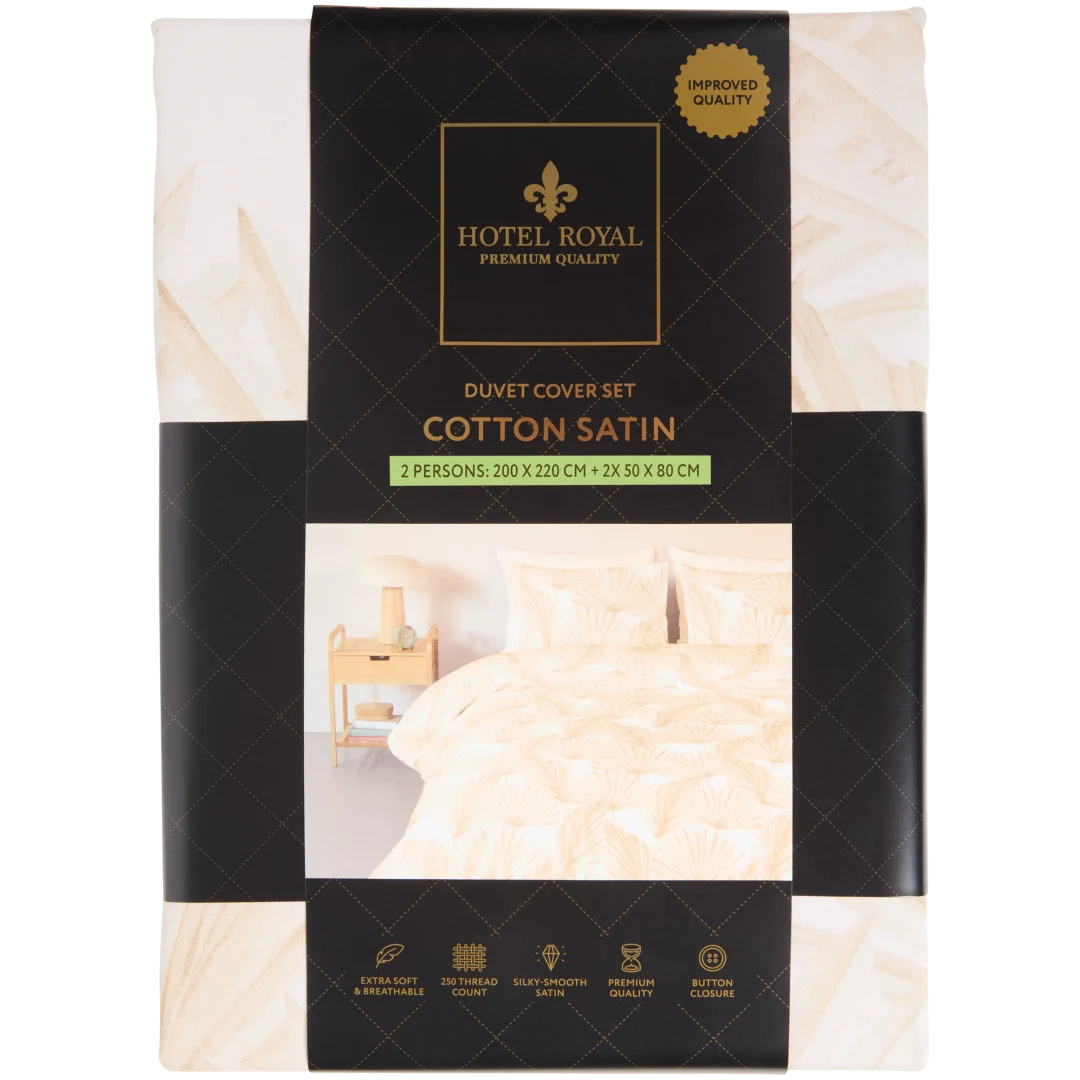 Copripiumino in cotone satinato Hotel Royal
