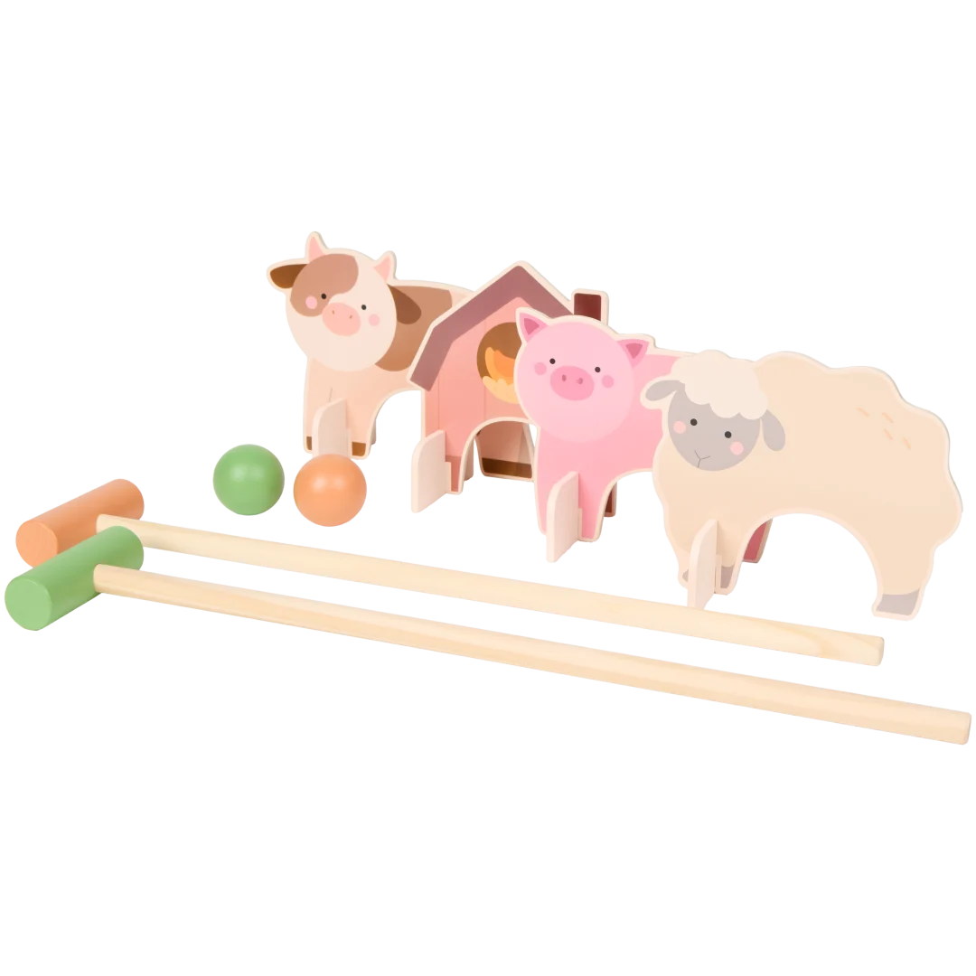 Jeu de croquet avec animaux 2