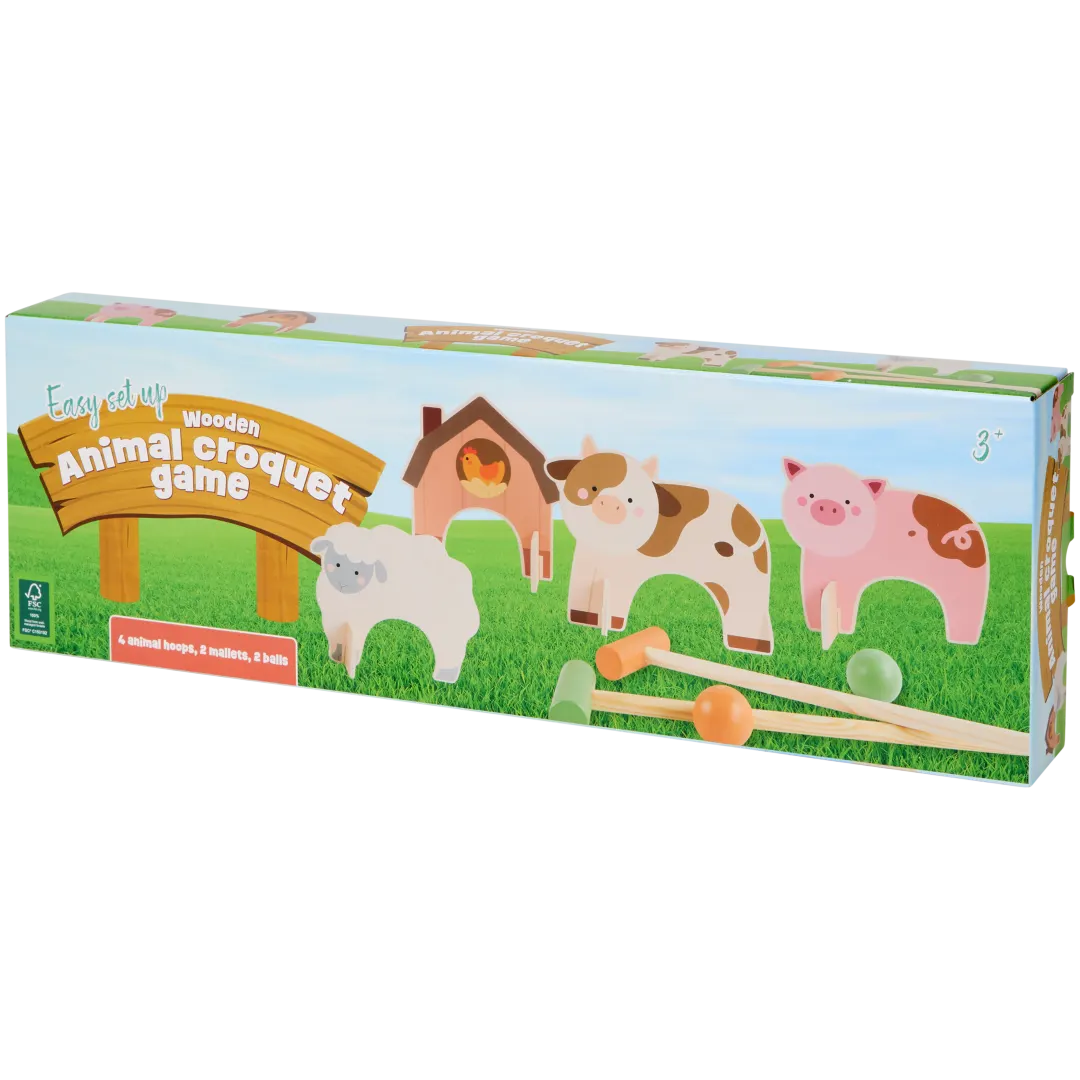 Jeu de croquet avec animaux 3
