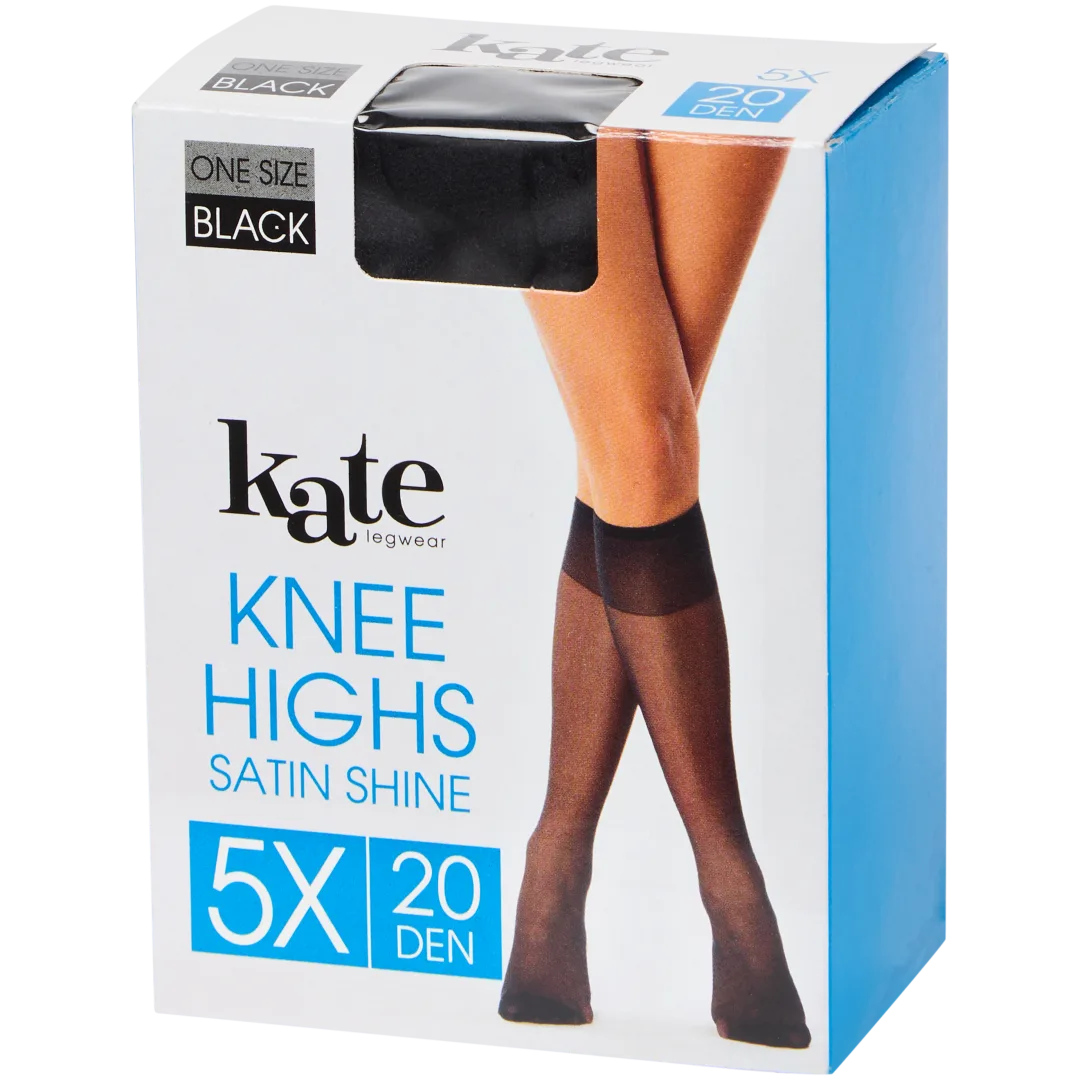 Kate Legwear Satin Shine Kniestrümpfe 20 Denier