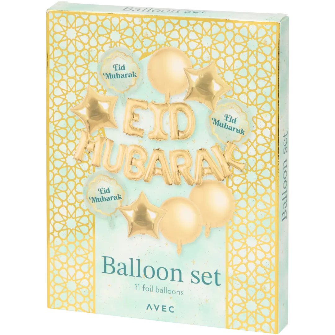 Eid Mubarak Folienballonset 4