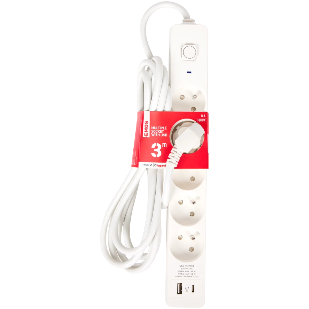 Multiprise Emos legrand 3