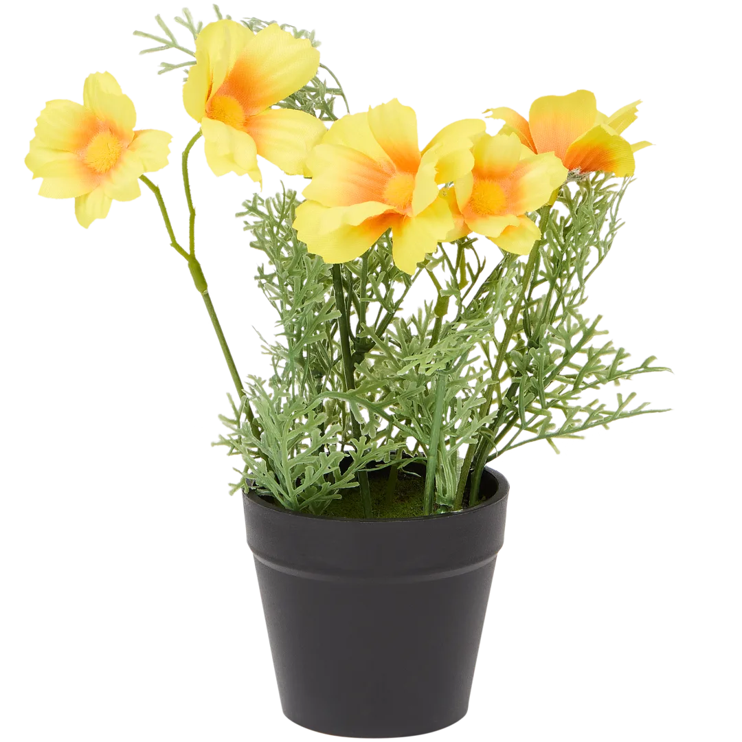 Fiori artificiali in vaso 3