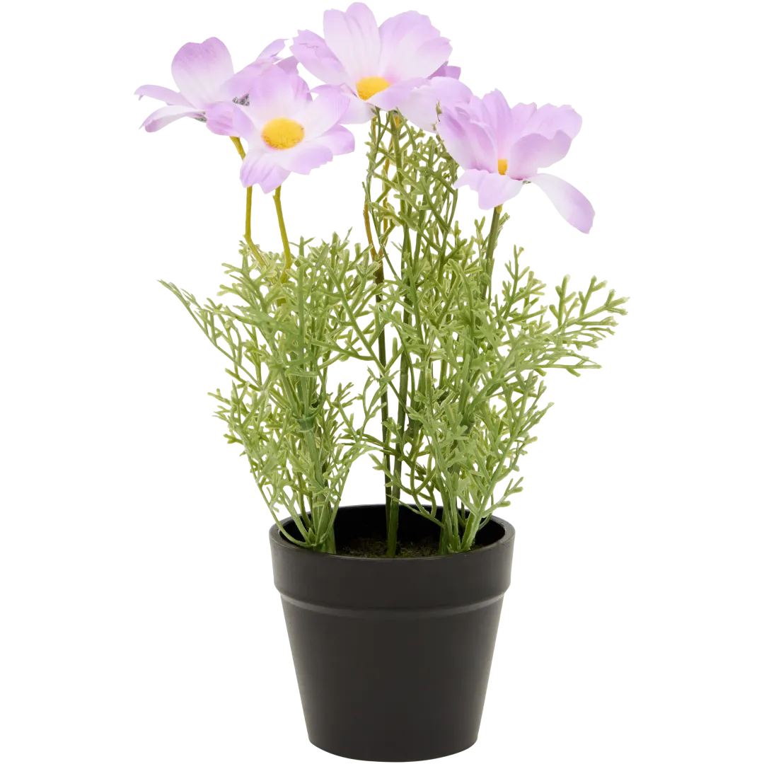 Künstliche Blumen im Topf 1