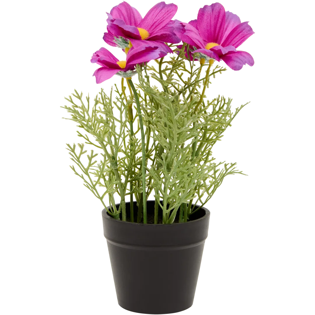 Künstliche Blumen im Topf 3