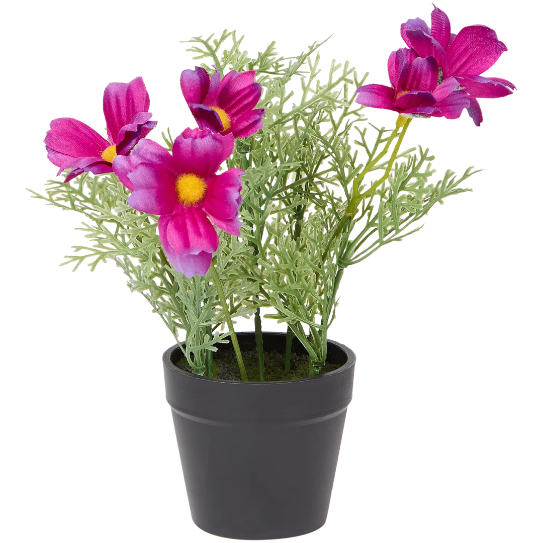 Fiori artificiali in vaso 4