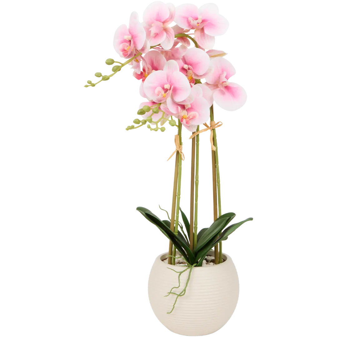 Kunst orchidee in pot 1