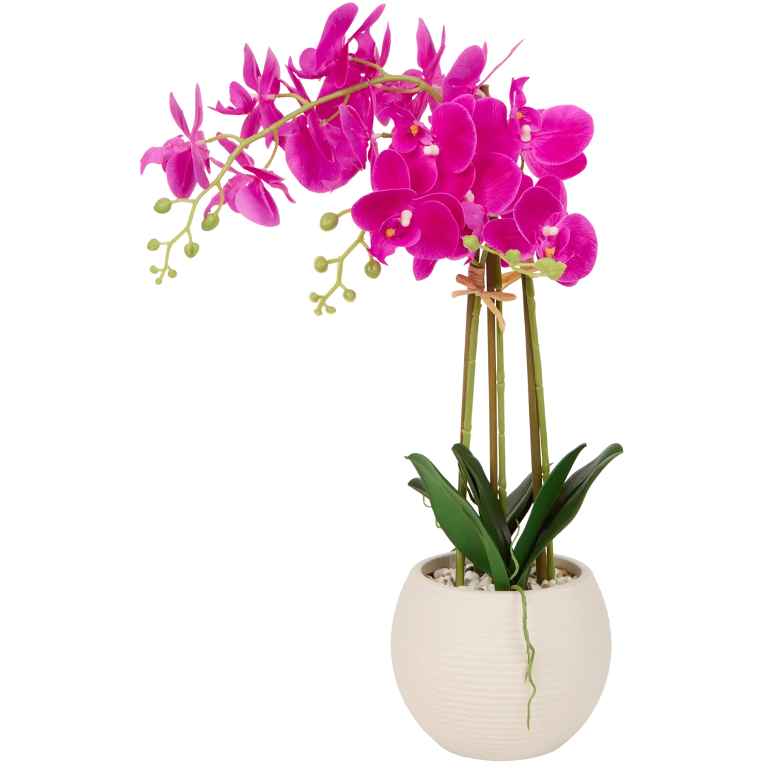 Kunst orchidee in pot 3