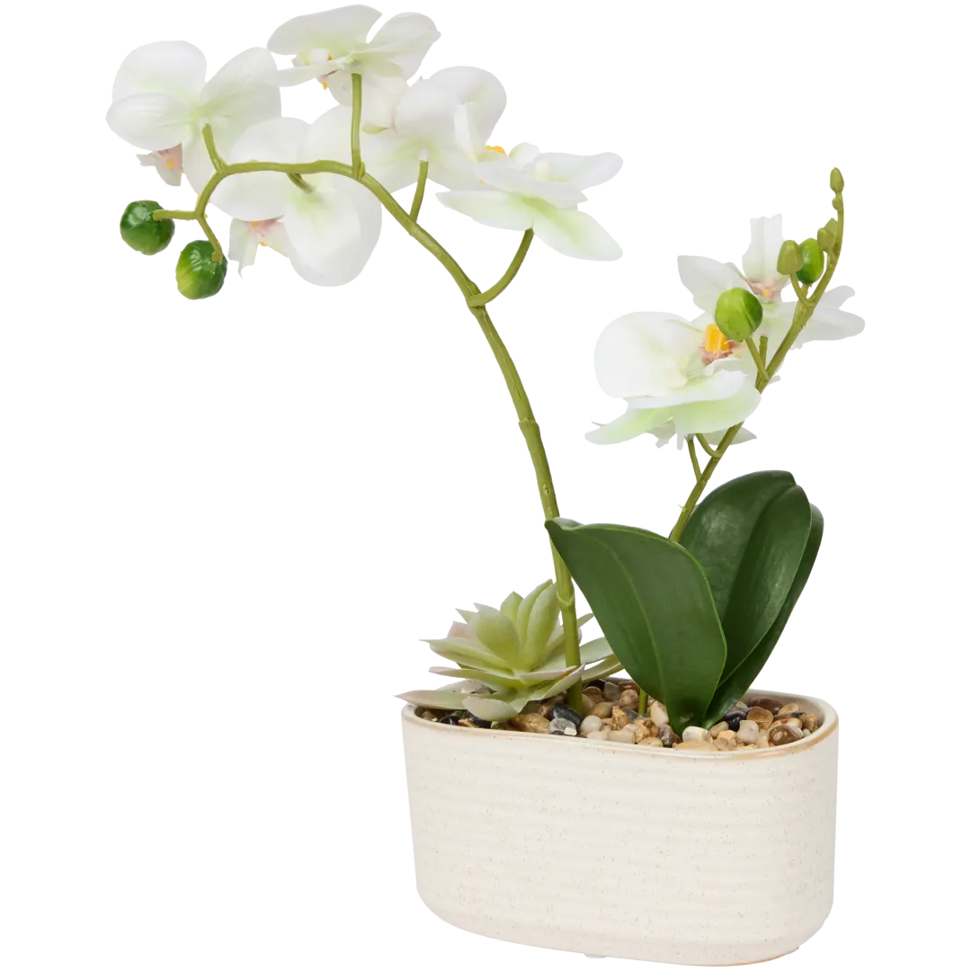 Sztuczna orchidea w doniczce Willow & Bloom 2