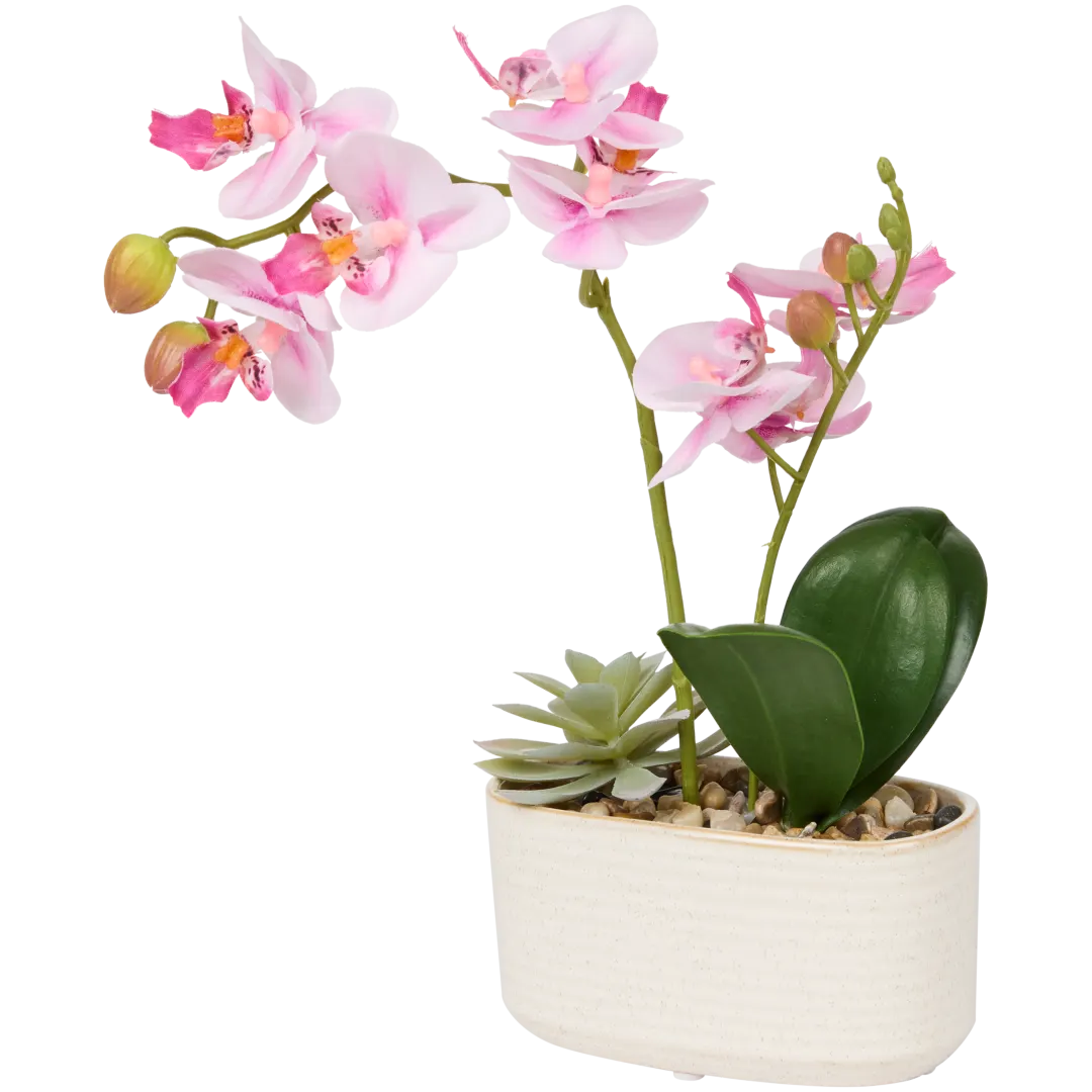 Sztuczna orchidea w doniczce Willow & Bloom 1