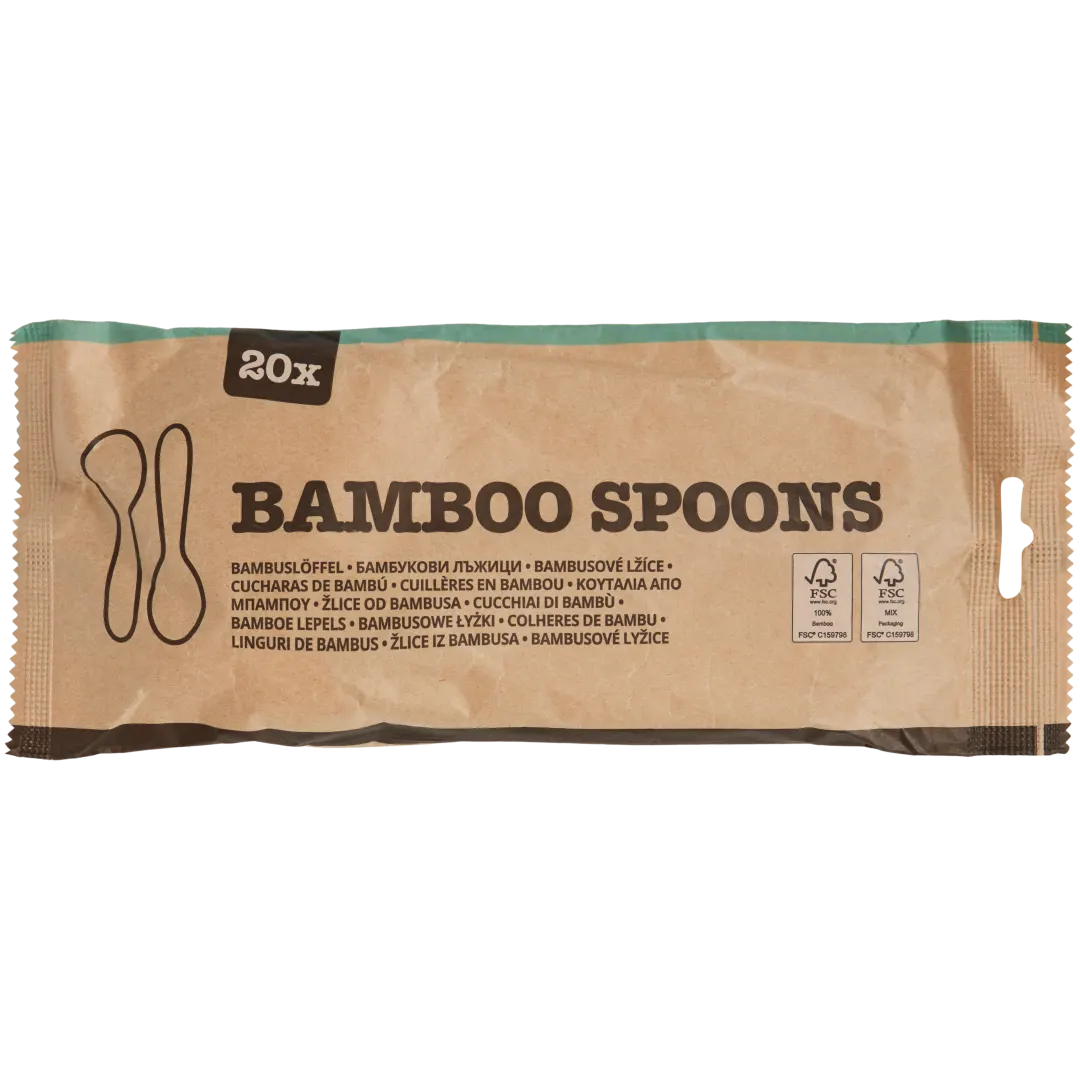 Talheres de bambu