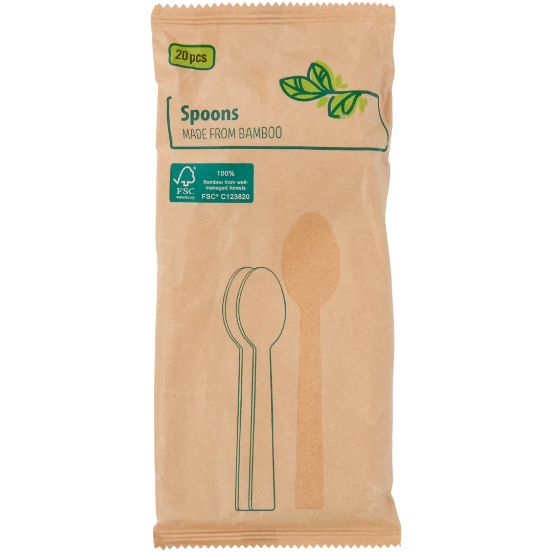 Sztućce z bambusa 4