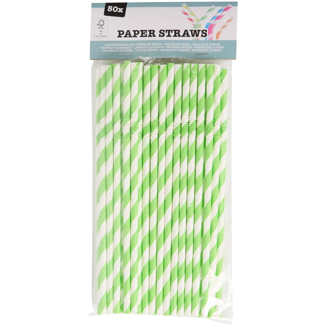 Palhinhas de papel