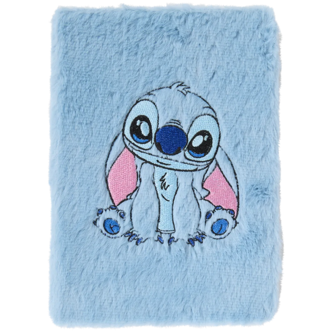 Disney Stitch fluffy notitieboek 1