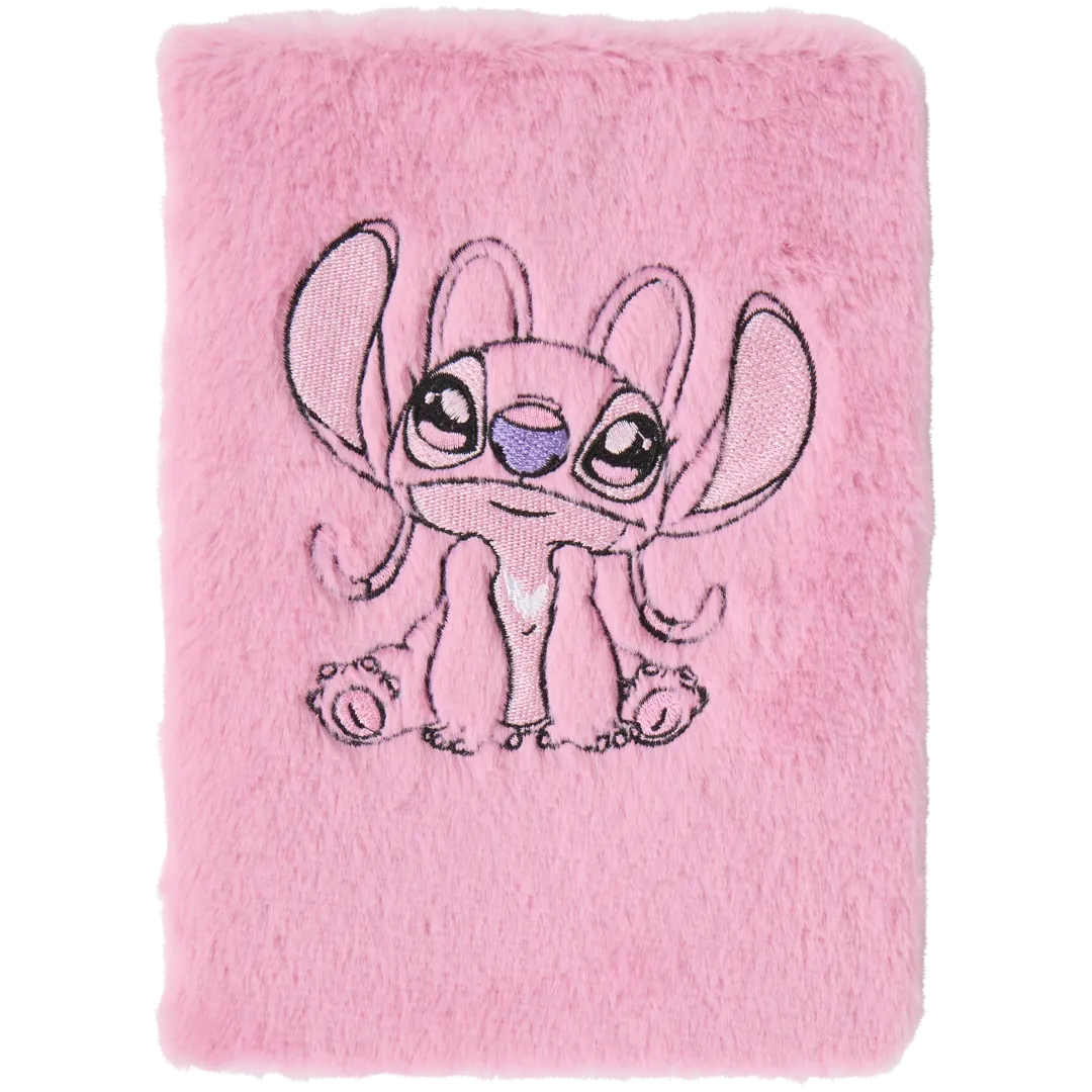 Disney Stitch fluffy notitieboek 3