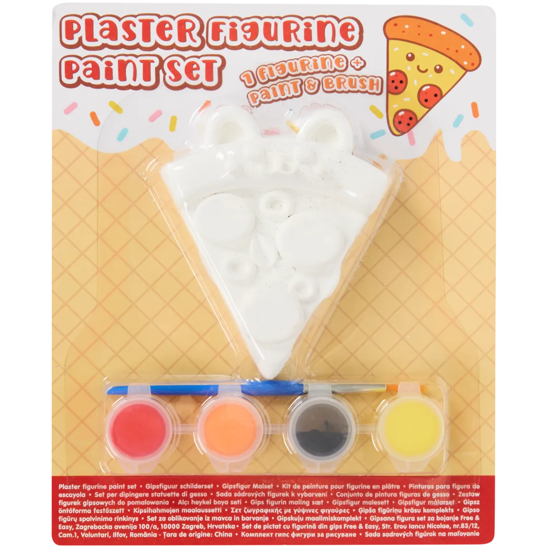 Kawaii verfset met gipsfiguur